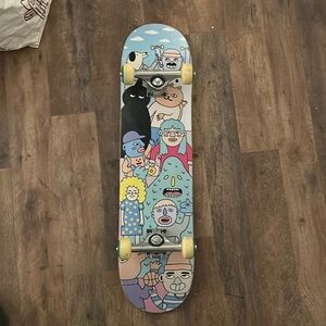 A Zumiez Skateboard. Used only once, but in great condition. Text me for info.